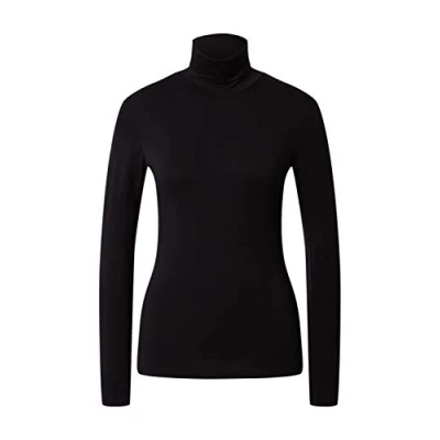 Image of Kaffe YOKO Rollneck Long sleeved top, Women&#039;s, Size: XS, Black deep