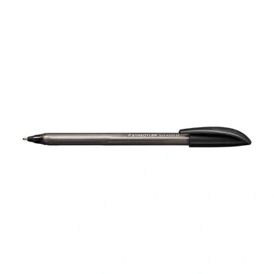 Image of STAEDTLER 4320 M 9 Stick Rainbow Ballpoint Pen Black (Box of 10)