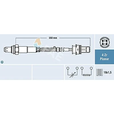 Image of Lambda Sensor FAE 77632