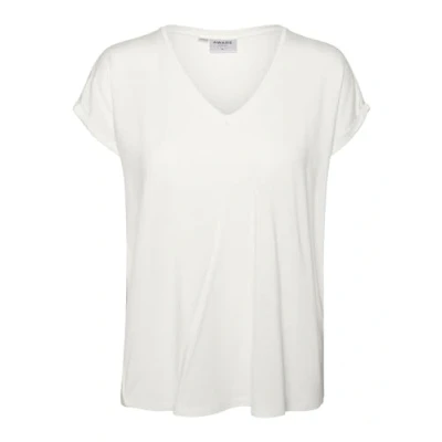 Image of Vero Moda Curve MAYA Basic Tshirt, Women&#039;s, Size: 14/16, Snow white