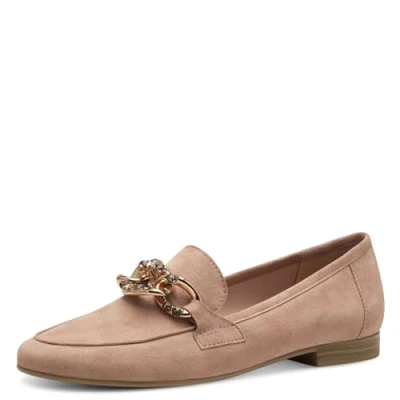 Image of Marco Tozzi Slipons, Women&#039;s, Size: 5, Nude Suede