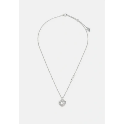 Image of Guess Amami Necklace silvercoloured, Women&#039;s, Size: One Size, Silver coloured