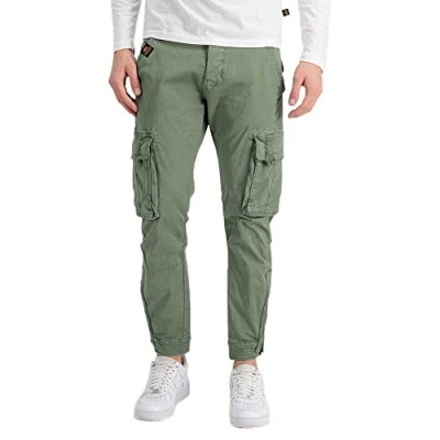 Image of Alpha Industries TASK Force Cargo trousers, Men&#039;s, Size: 30, Vintage green