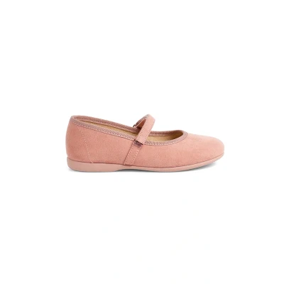 Image of Pisamonas Merceditas Serratex TIRA Adherente Ankle strap ballet pumps for kids, Size: 8K, Rosa Textile/synthetics