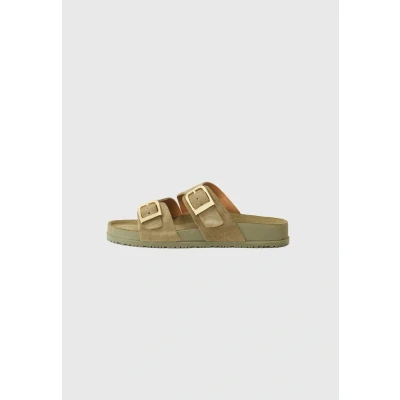 Image of Tamaris Sandals, Women&#039;s, Size: 3.5, Olive shoes