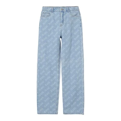 Image of LMTD Straight FIT leg jeans for kids, Size: 15y, Light blue denim