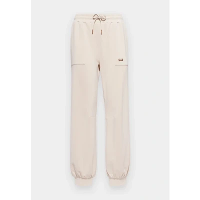 Image of EA7 Emporio Armani Pantaloni Tracksuit bottoms, Women&#039;s, Size: Large, White sand