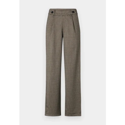 Image of JdY Women&#039;s Jdygeggo Mia Long Check Trousers JRS Noos Trousers, Cobblestone, XS / 34L