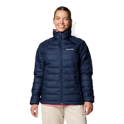 Image of Columbia Powder LITE FULL ZIP Jacket Winter jacket, Women&#039;s, Size: XL, Collegiate navy
