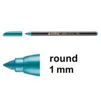 Image of edding 1200 metallic colour pen green 10 pens round nib 1 3 mm glitter marker for writing, drawing and sketching guests books,card making,DIY photo albums scrapbooking