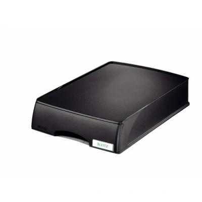 Image of Leitz A4 Letter Tray Drawer Unit, Black, Plus Range, 52100095
