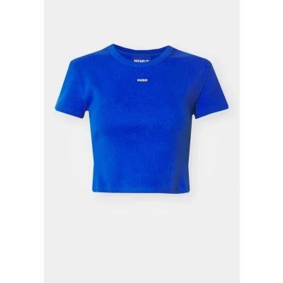 Image of HUGO BABY TEE Basic Tshirt, Women&#039;s, Size: XS, Open blue
