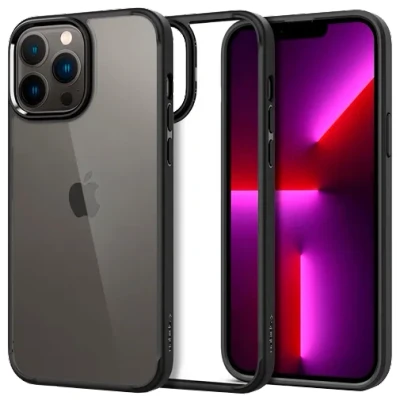 Image of Spigen Ultra Hybrid TPU Back Cover Black Apple iPhone 13 Pro Max