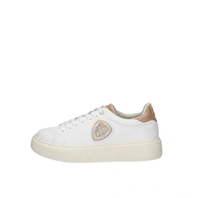 Image of Blauer Venus Trainers, Women&#039;s, Size: 4, White/nude Leather and textile