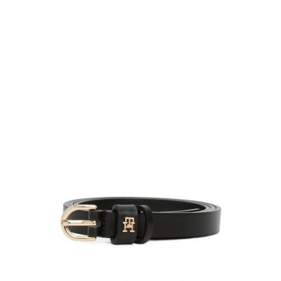 Image of Tommy Hilfiger Women’s 1.5 cm Essential Effortless Skinny Belt, Black (Black), 95