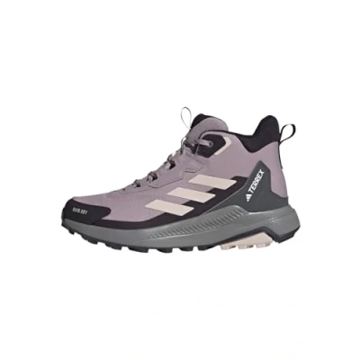Image of Adidas Terrex Anylander MID RAIN.RDY Hiking shoes, Women&#039;s, Size: 55, Preloved fig putty mauve aurora black shoes