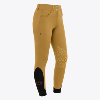 Image of Cavalleria Toscana Ladies American High Rise Breeches Gold IT38 UK6 FR32 Riding Horse Equestrian