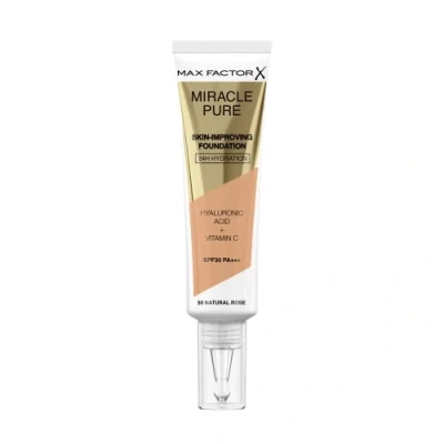 Image of Max Factor Miracle Pure Skin Improving Foundation 30ml (Various Shades) Natural Rose