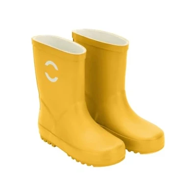 Image of mikk line Solid Wellies for kids, Size: 3K, Sunflower Natural rubber