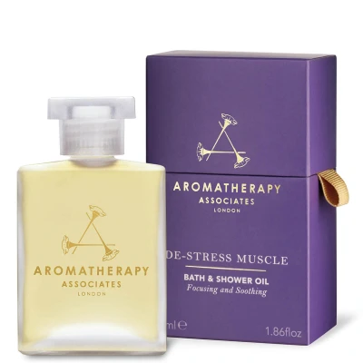 Image of Aromatherapy Associates Bath &amp; Shower Oil De Stress Muscle 55ml