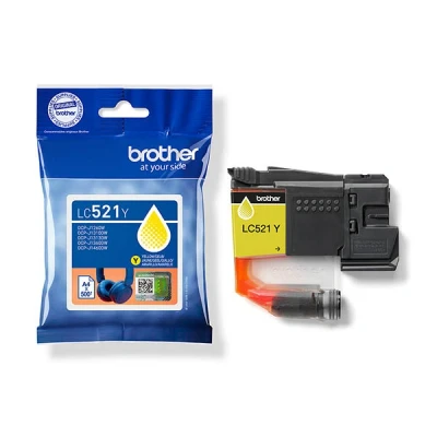 Image of Brother LC521Y Original Ink Cartridge Yellow