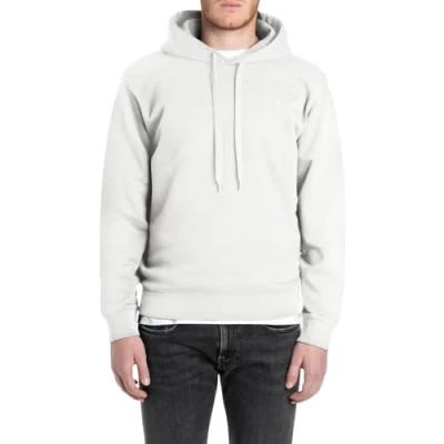 Image of Replay Hoodie, Men&#039;s, Size: Small, Natural white