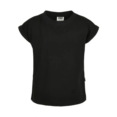 Image of Urban Classics Extended Shoulder Basic Tshirt for kids, Size: 5 6y, Black