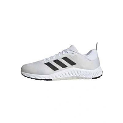 Image of adidas Performance Everyset Trainer Training shoe, Men&#039;s, Size: 4, Cloud white/core black/grey one Textile/synthetics