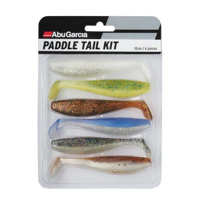 Image of Abu Garcia Paddletail Kit Lure Set 10cm (6 pieces) Shad