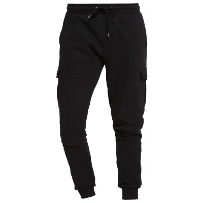 Image of Urban Classics Cargo Tracksuit bottoms, Men&#039;s, Size: Medium, Black
