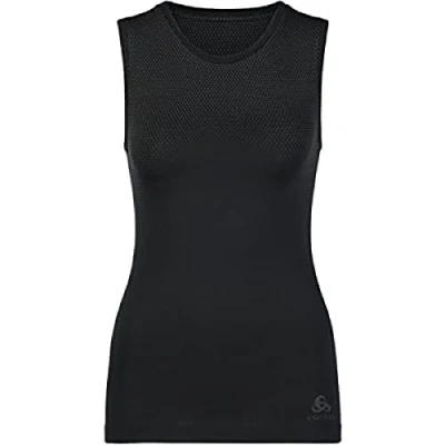 Image of ODLO CREW NECK Singlet Performance Light Top, Women&#039;s, Size: 20 22, Black