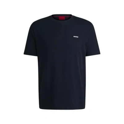 Image of HUGO DERO Basic Tshirt, Men&#039;s, Size: XS, Dark blue