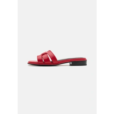 Image of Marco Tozzi Mules, Women&#039;s, Size: 6, Red shoes