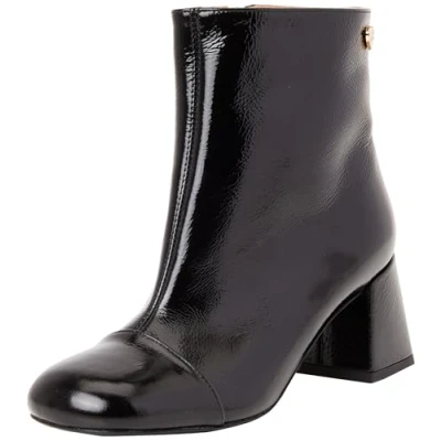 Image of Love Moschino Heart STUD Ankle boots, Women&#039;s, Size: 4, Nero Leather