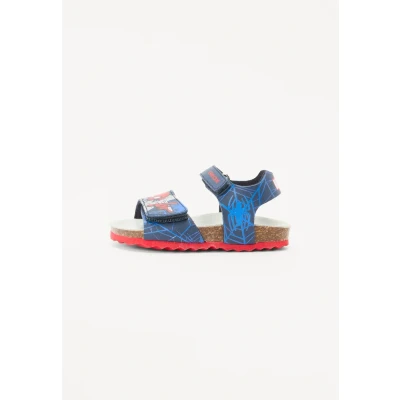 Image of Geox Marvel Spiderman Sandals for kids, Size: 7.5K, Navy/red Synthetics