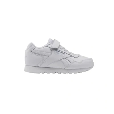 Image of Reebok Classic Glide Elastic TOP Strap Unisex Trainers for kids, Size: 1.5, White High quality imitation leather