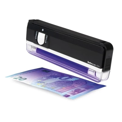 Image of Safescan 40H Portable Counterfeit Money Detector Checks Notes, Credit Cards, ID&#039;s UV Checker for New Notes Fake Note with Light Suitable the King Charles