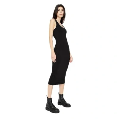 Image of Armani Exchange Women&#039;s Essential, Light Weight Viscose Casual Dress, Black, XL