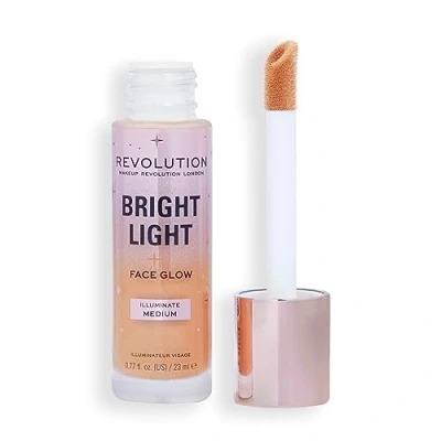 Image of Revolution Bright Light Face Glow 23ml (Various Shades) Illuminate Medium