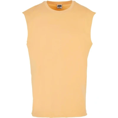 Image of Urban Classics OPEN EDGE Sleeveless Top, Men&#039;s, Size: 3XL, Paleorange
