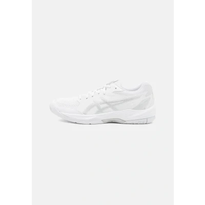 Image of Asics GEL TASK 4 Handball shoes, Women&#039;s, Size: 7, White/pure silver shoes