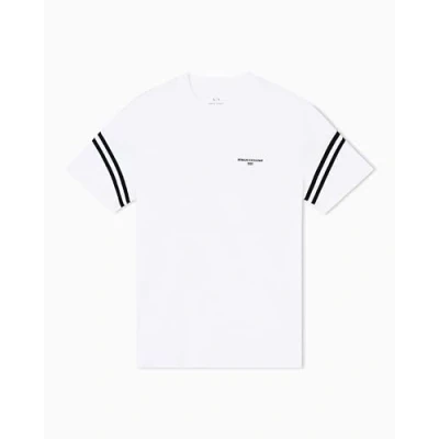 Image of Armani Exchange Print Tshirt offwhite, Men&#039;s, Size: Medium, Off/white