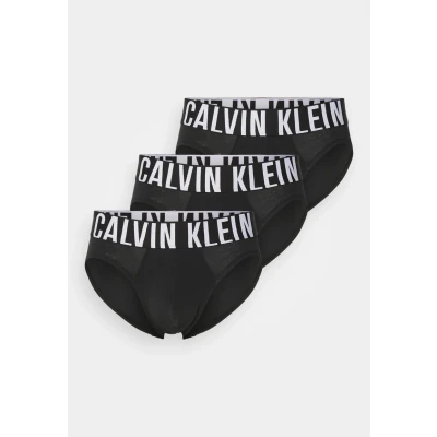 Image of Calvin Klein Underwear HIP Brief 3 PACK Briefs, Men&#039;s, Size: Small, Black
