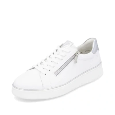 Image of Remonte D2E01 Womens Low Top Loose Fit Trainers, White Kombi 80, 39 EU