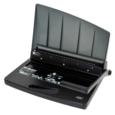 Image of GBC WireBind W15 Binding Machine, 15 Sheet Punch Capacity, 125 A4, Black, 4400402