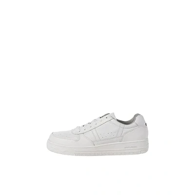 Image of Jack &amp; Jones Jfwbrad Cupsole NOOS Trainers, Men&#039;s, Size: 8, White Leather