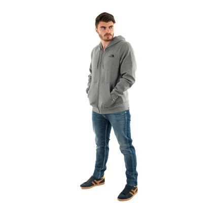 Image of The North Face Simple DOME Zipup sweatshirt, Men&#039;s, Size: Small, Tnf medium grey heather