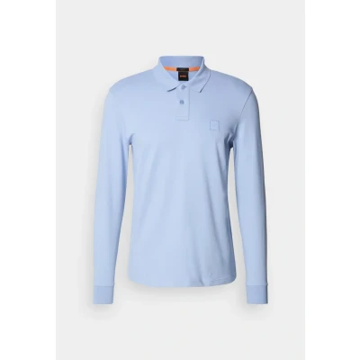Image of BOSS Passerby Polo shirt, Men&#039;s, Size: 5XL, Open blue