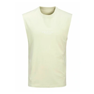 Image of Jack &amp; Jones Jorvesterbro Sleeveless Top, Men&#039;s, Size: XS, Celadon tint