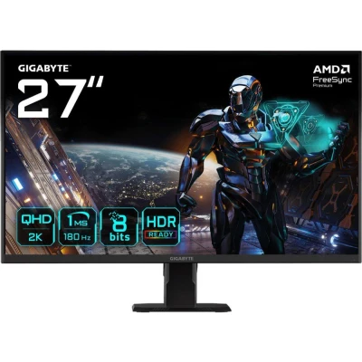 Image of Gigabyte GS27QA 27&quot; QHD Gaming Monitor 2560 x 1440, 180Hz, 1ms, 300 cd/m², FreeSync, HDR Ready, HDMI 2.0, Displayport 1.4